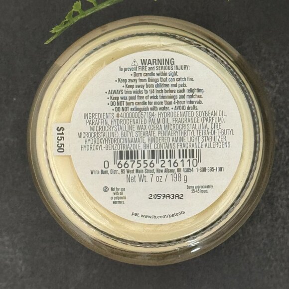 BBW Mahogany Vanilla White Barn Bath & Body Works Mason Jar Single Wick Candle - Picture 10 of 10